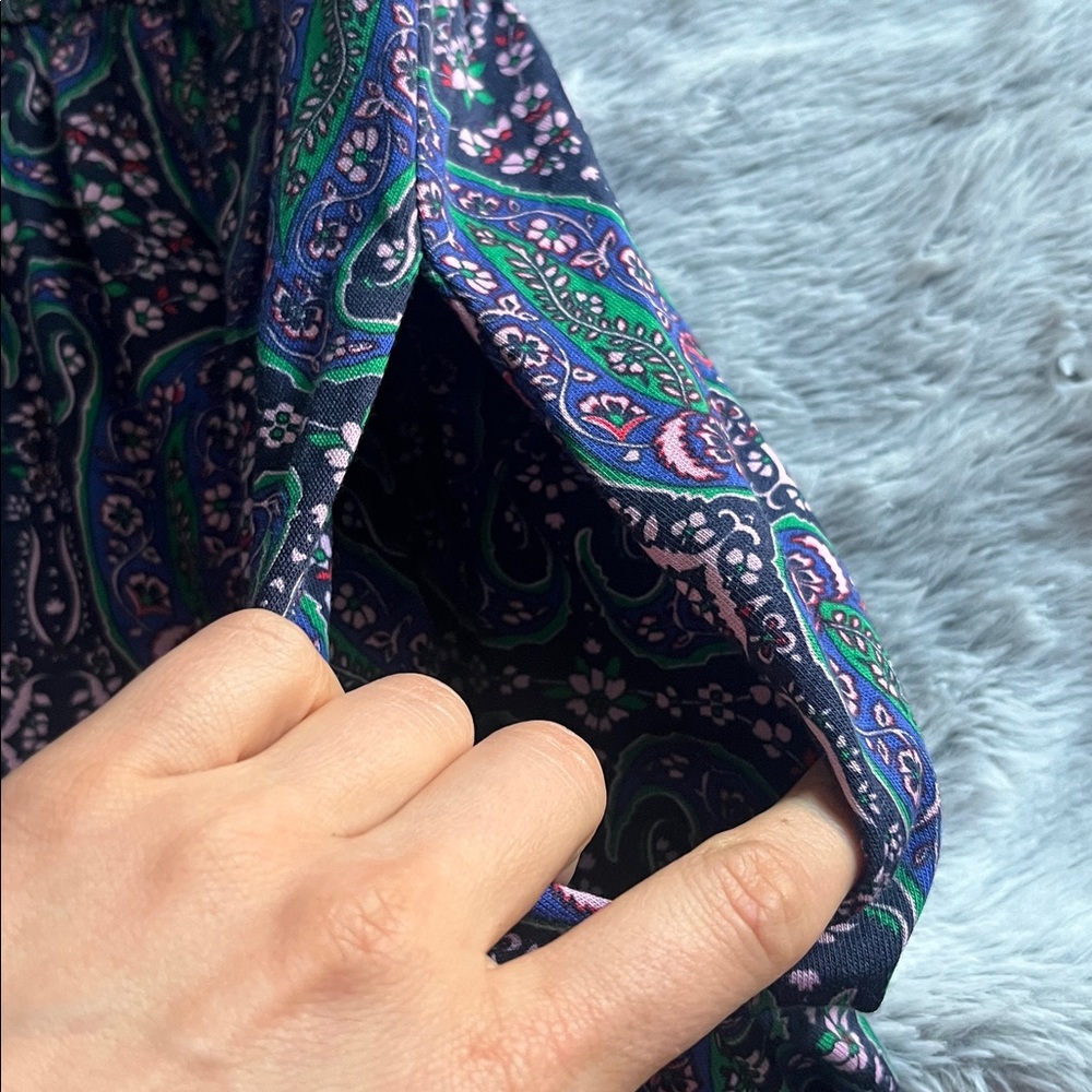 Boden Navy and Purple Paisley Shirt - Picture 5 of 6